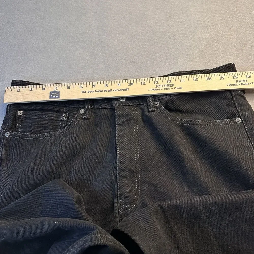Levi's 505 Regular Fit Jeans - Black, 38x34